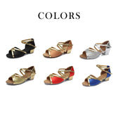 Elegant Satin Dance Heels – Girls